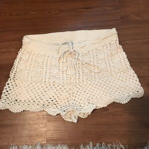 Crochet shorts